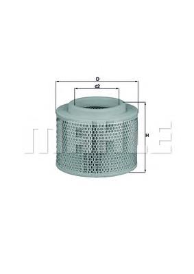 Повітряний фільтр LX28081 Mahle Original