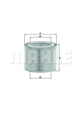 Фільтр повітряний LX3009 Mahle Original