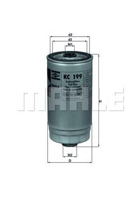 Купити KC199 Mahle Original Фільтр-відстійник палива грубої очистки