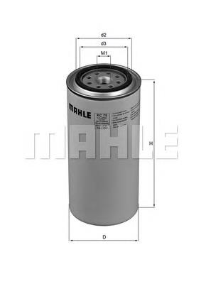 Фільтр паливний Mahle Original KC75