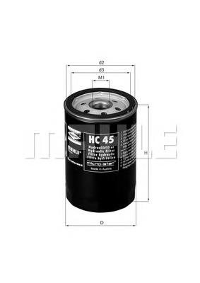 Масляний фільтр HC45 Mahle Original