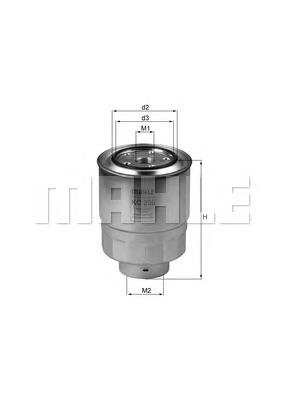 Фільтр тонкого очищення палива Mahle Original KC256D ціна, від 31.23 USD