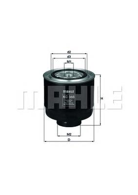 KC388D Mahle Original Фільтр палива