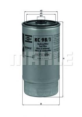 KC981 Mahle Original Фільтр палива