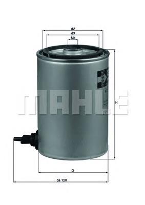 Купити KC87D Mahle Original Фільтр-відстійник палива грубої очистки