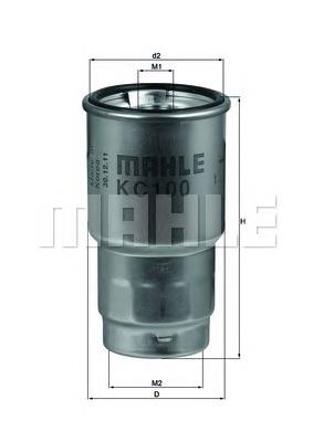 Фільтр паливний Mahle Original KC100D
