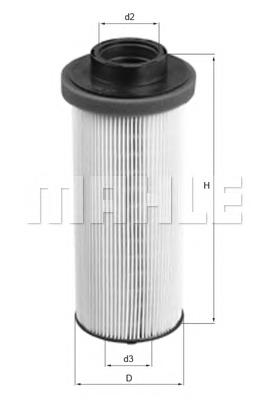 Купити KX262D Mahle Original Фільтр-відстійник палива грубої очистки