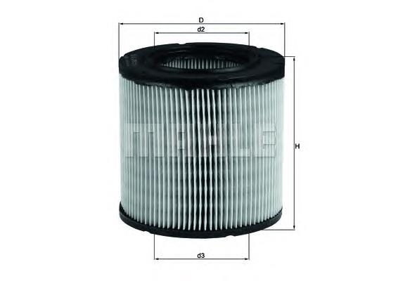 Купити LX249 Mahle Original Автомобільний фільтр повітря