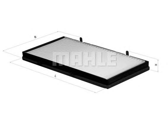 Фільтр повітряний обігрівача Mahle Original LA382 ціна, від 11.27 USD