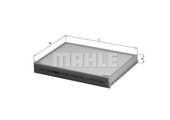 Фільтр повітряний обігрівача Mahle Original LA387 ціна, від 16.72 USD