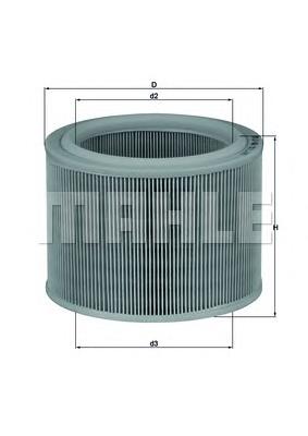 Фільтр повітряний Mahle Original LX486