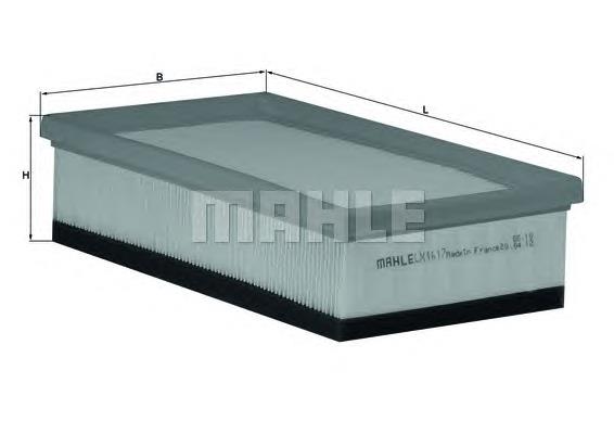 Купити LX1617 Mahle Original Автомобільний фільтр повітря