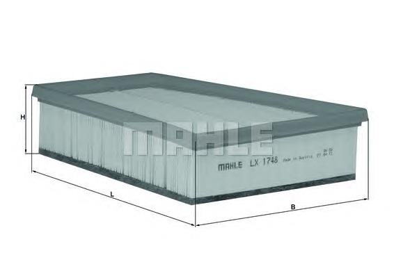 Фільтр повітряний Mahle Original LX1748