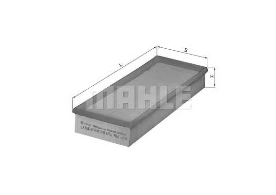 Елемент повітряного фільтра Mahle Original LX106 ціна, від 9.21 USD