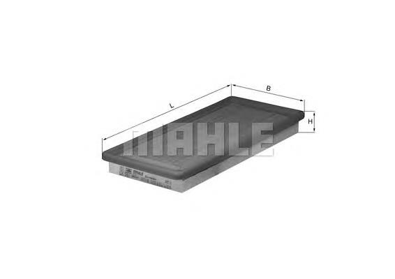 Елемент повітряного фільтра Mahle Original LX261 ціна, від 10.57 USD