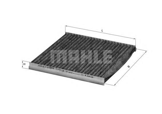 Купити LAK131 Mahle Original Фільтр салону вугільний