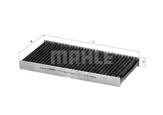 Повітряний фільтр салону Mahle Original LAK117