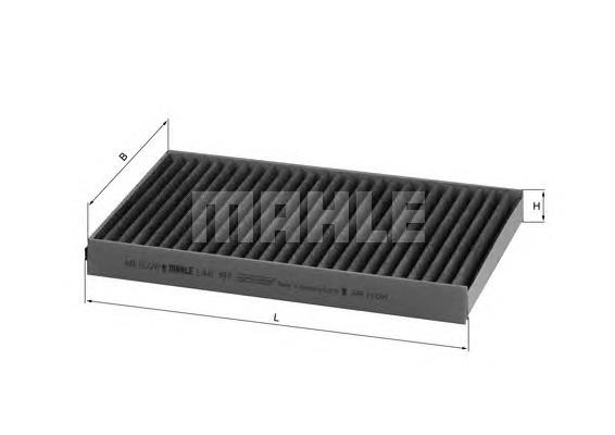 Фільтр повітряний обігрівача Mahle Original LAK197 ціна, від 21.11 USD