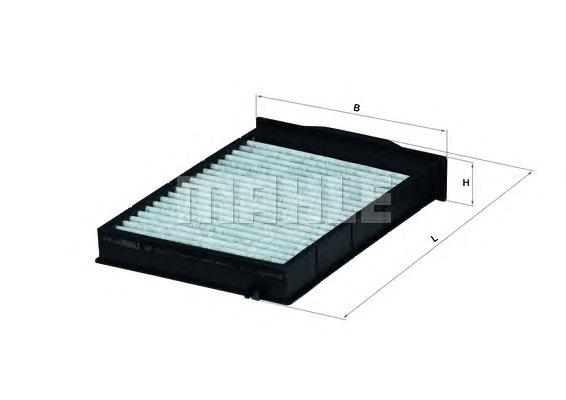 Фільтр повітряний обігрівача Mahle Original LAK175 ціна, від 10.25 USD