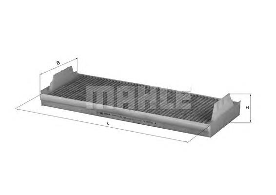 Фільтр повітряний обігрівача Mahle Original LAK154 ціна, від 19.84 USD