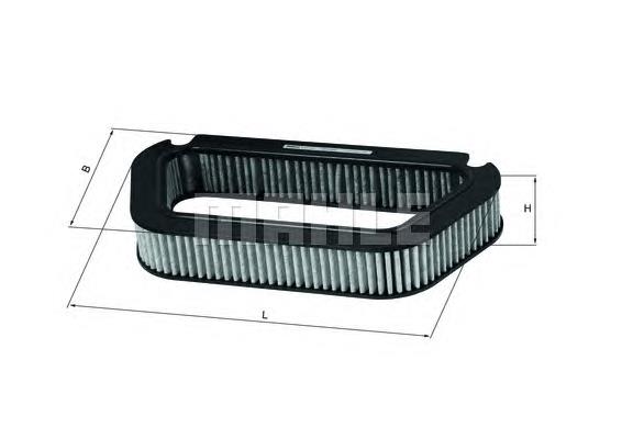 Купити LAK176 Mahle Original Фільтр салону вугільний