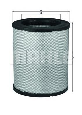 Фільтр повітряний Hengst E736L