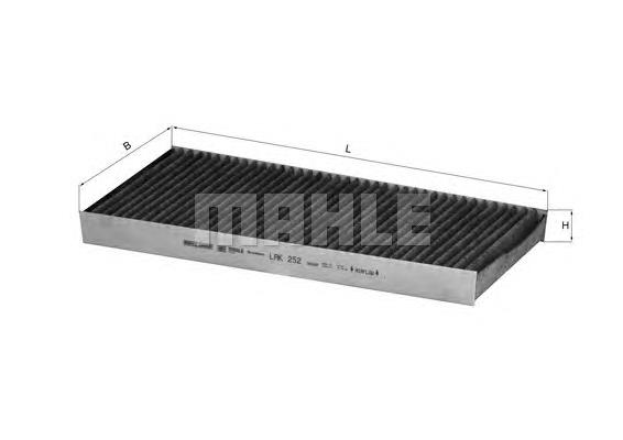 Купити LAK252 Mahle Original Фільтр салону вугільний