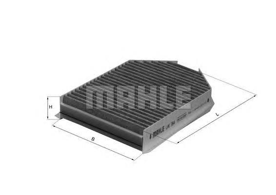 Купити LAK364 Mahle Original Фільтр салону вугільний