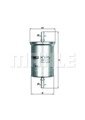 KL1651 Mahle Original Фільтр палива