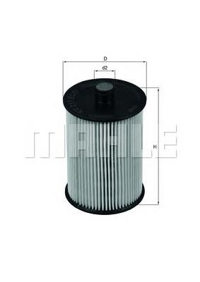 Паливний фільтр KX217D Mahle Original