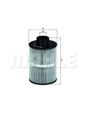Паливний фільтр KX208D Mahle Original