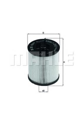 Купити KX861D Mahle Original Фільтр-відстійник палива грубої очистки