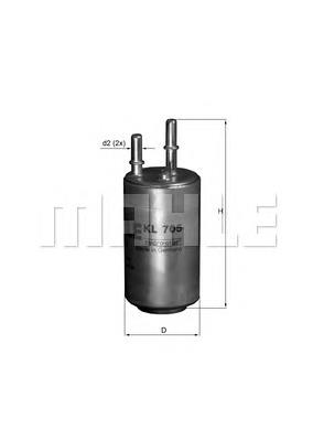 KL705 Mahle Original Фільтр палива