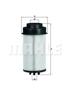 KX181D Mahle Original Фільтр палива