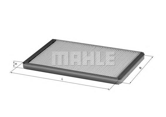 Фільтр повітряний обігрівача Mahle Original LA33 ціна, від 4.11 USD