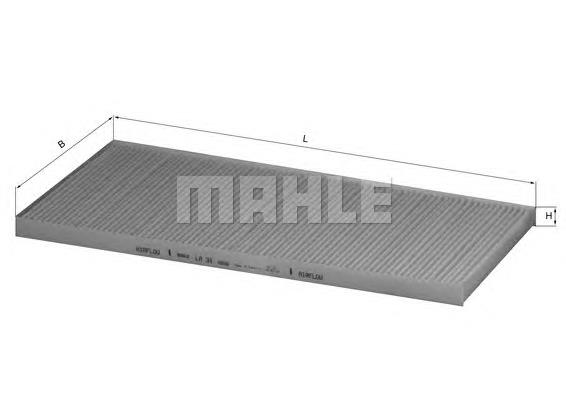 Купити LA34 Mahle Original Фільтр салону вугільний