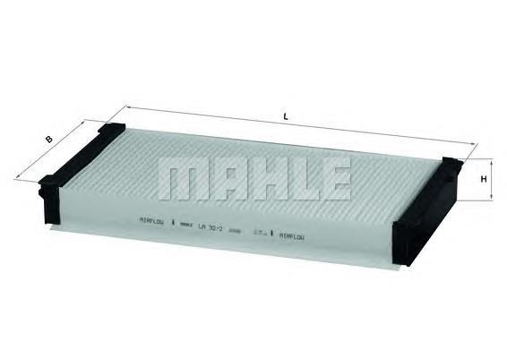 Купити LA322 Mahle Original Фільтр салону вугільний