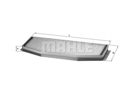 Фільтр повітряний обігрівача Mahle Original LA26 ціна, від 14.68 USD