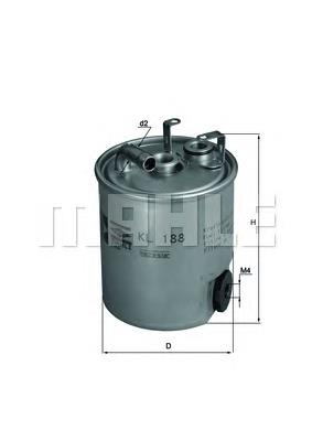 Фільтр тонкого очищення палива Mahle Original KL188 ціна, від 29.15 USD
