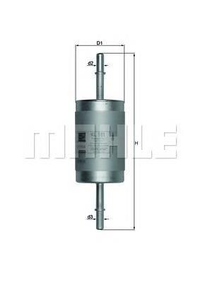 Фільтр тонкого очищення палива Mahle Original KL181 ціна, від 14.29 USD
