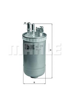 Фільтр тонкого очищення палива Mahle Original KL230 ціна, від 18.90 USD