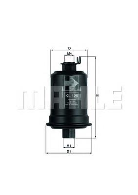 Купити KL129 Mahle Original Фільтр-відстійник палива грубої очистки
