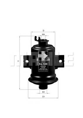 Фільтр тонкого очищення палива Mahle Original KL139 ціна, від 4.54 USD