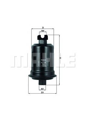 Фільтр тонкого очищення палива Mahle Original KL128 ціна, від 5.09 USD