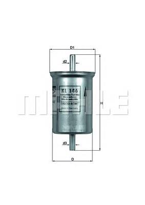 KL146 Mahle Original Фільтр палива