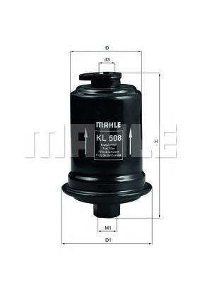 Паливний фільтр KL508 Mahle Original