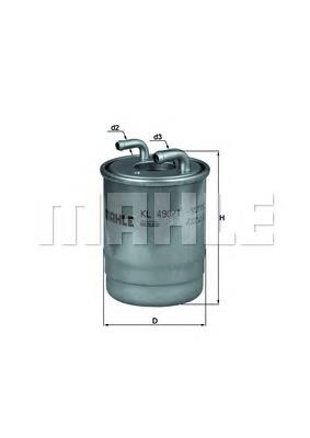 KL4901D Mahle Original Фільтр палива