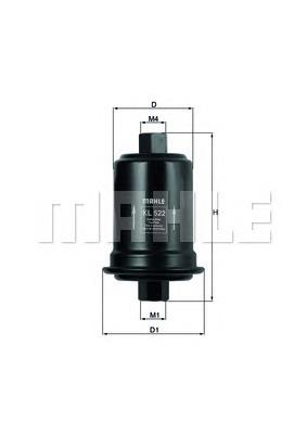 KL522 Mahle Original Фільтр палива