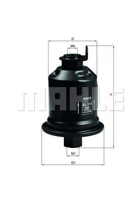 Фільтр тонкого очищення палива Mahle Original KL514 ціна, від 9.64 USD