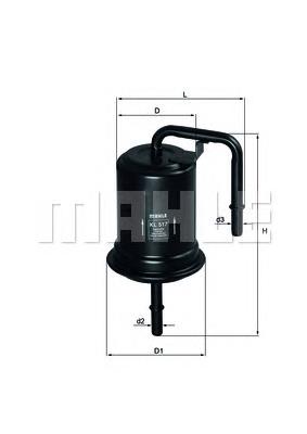 Купити KL517 Mahle Original Фільтр-відстійник палива грубої очистки